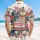 Vintage Distressed Flag 1776-2026 - USA 250th Anniversary Patriotic Tropical Aloha Hawaiian Shirt - 5