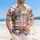 Vintage Distressed Flag 1776-2026 - USA 250th Anniversary Patriotic Tropical Aloha Hawaiian Shirt - 4