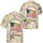 American Flag Cross One Nation Under God Tropical - USA 250th Anniversary Independence Day Hawaiian Shirt - 3