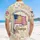 American Flag Cross One Nation Under God Tropical - USA 250th Anniversary Independence Day Hawaiian Shirt - 5