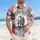 Soldier Memorial Flag Tropical Patriotic Art 1776-2026 - USA 250th Anniversary Gift for Veterans Hawaiian Shirt - 4