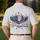 Bald Eagle Flag Statue of Liberty - USA 250th Anniversary 1776-2026 Independence Day Men's Polo Shirt - 5