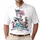 Grinning Skeleton Shark American Flag 1776-2026 - USA 250th Anniversary Patriotic Men's Polo Shirt - 1