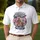 Bigfoot Bald Eagle Betsy Ross Flag 1776 Liberty Bell - USA 250th Anniversary Independence Day Men's Polo Shirt - 4