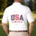 USA Est 1776 Distressed Patriotic Graphic - USA 250th Anniversary Independence Day Men's Polo Shirt - 5