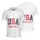 USA Est 1776 Distressed Patriotic Graphic - USA 250th Anniversary Independence Day Men's Polo Shirt - 3