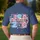 USA 250 Patriotic Flag Text - USA 250th Anniversary Independence Day Gift for Dad Men's Polo Shirt - 5