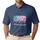 Distressed American Flag Grass 250 Years of Freedom - USA 250th Anniversary Est. 1776 Men's Polo Shirt - 1