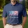 Distressed American Flag Grass 250 Years of Freedom - USA 250th Anniversary Est. 1776 Men's Polo Shirt - 4