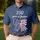 Patriotic 250 Years of Freedom Stars & Stripes Bow - USA 250th Anniversary Celebration Men's Polo Shirt - 4
