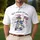 Funny Patriotic Frog Uncle Sam Scooter Flag 1776 - USA 250th Anniversary Independence Day Men's Polo Shirt - 6