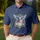 Bald Eagle American Flag 1776-2026 - USA 250th Anniversary Gold Scrollwork Stars Men's Polo Shirt - 4