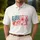Watercolor Floral Flag 1776 - USA 250th Anniversary Semiquincentennial Patriotic Men's Polo Shirt - 4