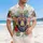 Liberty Bell American Flags 1776-2026 - USA 250th Anniversary Tropical Independence Day Hawaiian Shirt - 4