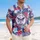 Bald Eagle American Flag 1776-2026 - USA 250th Anniversary Tropical Patriotic Design Hawaiian Shirt - 4