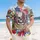Skull Emblem 1776-2026 Freedom Flag - USA 250th Anniversary Independence Day Hawaiian Shirt - 4