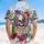 Skull Emblem 1776-2026 Freedom Flag - USA 250th Anniversary Independence Day Hawaiian Shirt - 5