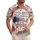 American Flag Map Floral 1776-2026 - USA 250th Anniversary 4th of July Tropical Hawaiian Shirt - 1