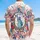 Statue of Liberty 1776 Patriotic Tropical - USA 250th Anniversary Independence Day Gift for Dad Hawaiian Shirt - 5