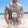 Vintage Sailing Ship Compass 1776 - USA 250th Anniversary Independence Day Gift for Dad Hawaiian Shirt - 4