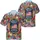 American Flag Patriotic Text Tropical Design - USA 250th Anniversary 1776-2026 Hawaiian Shirt - 3