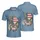 Statue of Liberty Bald Eagle Liberty Bell Flag 1776 - USA 250th Anniversary Patriotic Men's Polo Shirt - 3