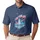 Statue of Liberty Cyclists Patriotic Ribbons 1776-2026 - USA 250th Independence Day Men's Polo Shirt - 1
