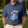 Statue of Liberty Cyclists Patriotic Ribbons 1776-2026 - USA 250th Independence Day Men's Polo Shirt - 4
