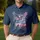 Bald Eagle US Flag Soldiers 1776-2026 - USA 250th Anniversary Freedom Celebration Men's Polo Shirt - 4