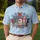 USA Flag Letters Floral Scroll - USA 250 Years of Freedom Independence Day 1776-2026 Men's Polo Shirt - 4