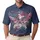 Bald Eagle American Flag 250 Years Freedom - USA 250th Anniversary Independence Day Men's Polo Shirt - 1
