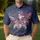 Bald Eagle American Flag 250 Years Freedom - USA 250th Anniversary Independence Day Men's Polo Shirt - 4