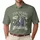 Revolutionary Leader Horse 1776 Stars - USA 250th Anniversary 1776-2026 Patriotic Gift Men's Polo Shirt - 1
