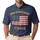 Distressed American Flag 1776-2026 - USA 250th Anniversary Patriotic Americana Men's Polo Shirt - 1