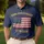 Distressed American Flag 1776-2026 - USA 250th Anniversary Patriotic Americana Men's Polo Shirt - 4