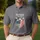 Fighter Jets Distressed Flag 250 Years 1776-2026 - USA 250th Anniversary Patriotic Gift Men's Polo Shirt - 4