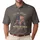We The People Distressed Flag 1776-2026 - USA 250th Anniversary Patriotic Crossed Rifles Men's Polo Shirt - 1