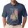 We the People Statue of Liberty Distressed Flag 1776 - USA 250th Anniversary Gift for Veterans Men's Polo Shirt - 1