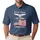 Bald Eagle We The People Distressed Flag 1776 - USA 250 Years of Freedom Gift Men's Polo Shirt - 1