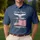 Bald Eagle We The People Distressed Flag 1776 - USA 250 Years of Freedom Gift Men's Polo Shirt - 4