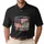 Bald Eagle American Flag 1776 Statue of Liberty - USA 250th Anniversary for Veterans Men's Polo Shirt - 1