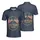 1776-2026 250 Years Distressed Crossed American Flags - USA 250th Anniversary Celebration Men's Polo Shirt - 3