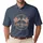 1776-2026 250 Years Distressed Crossed American Flags - USA 250th Anniversary Celebration Men's Polo Shirt - 1