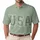 Distressed USA Stars 1776 - Sage Green USA 250th Anniversary Independence Day Men's Polo Shirt - 1