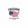 FREEDOM USA Flag Map 1776-2026 - USA 250th Anniversary Independence Day Men's Polo Shirt - 7