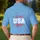 1776 USA 2026 Flag Stars - USA 250 Years of Freedom Independence Day Men's Polo Shirt - 5