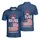 No Kings In America 1776 Crossed Crown Flag - USA 250th Anniversary Independence Day Men's Polo Shirt - 3
