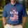 No Kings In America 1776 Crossed Crown Flag - USA 250th Anniversary Independence Day Men's Polo Shirt - 4