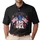American Flag Statue of Liberty Fireworks 250 Years USA - 250th Anniversary 1776-2026 Men's Polo Shirt - 1
