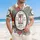 Tropical Patriotic Emblem Hourglass 1776-2026 - USA 250th Anniversary Celebration Hawaiian Shirt - 4
